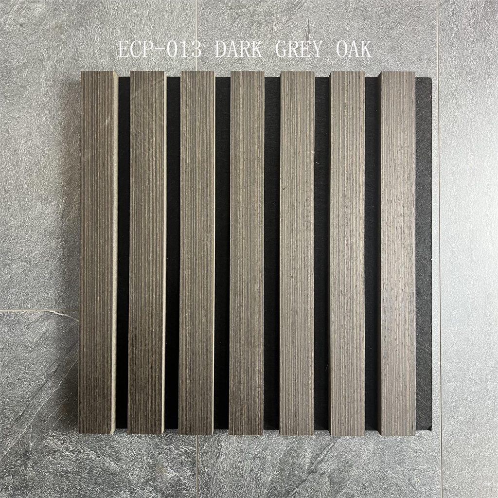 oak dark grey acoustic panels